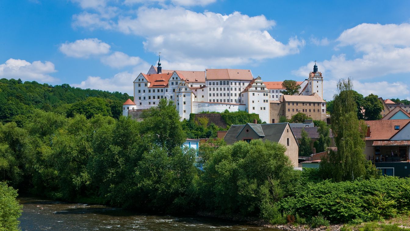 Schloss Colditz trohnt über der gleichnamigen Stadt in Mittelsachsen.